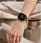 GUOU 8162 watch women's 2022 new fashion trend women's silicone strap small square watch sports watch watch for women