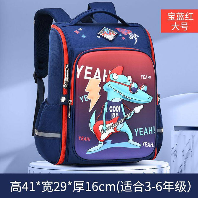 New Primary School Student Schoolbag boy and girl Cartoon Cute Schoolbag for Children One-Piece Open Backpack 5630