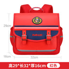 New primary school students horizontal schoolbag boys and girls 6-12 years old lightweight waterproof children's schoolbag British style backpack 762  schoolbag