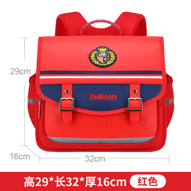 New primary school students horizontal schoolbag boys and girls 6-12 years old lightweight waterproof children's schoolbag British style backpack 762  schoolbag