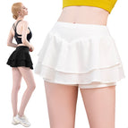 2023 Short Yoga Sports Skirt Women's Running Fitness Pocket Tennis Skirt Golf Skirt DQ053
