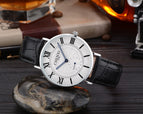 CHENXI Couple's Watch Men's Watch 076b Ultra-Thin Fashion Watch Women's quartz casual watch CX-076B leather
