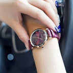 GUOU 8149 Brand Women's watches Luxury Fashion Wrist watches Leather Strap Ladies Watch Women Watches Clock