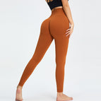 High Waist Yoga Pants Women's hip lifting Slim Fit Fitness Pants Quick-Drying Exercise running Yoga trousers MS0041