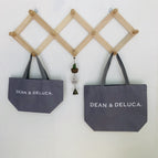 2PCS Japan Hot Sale DEAN & DELUCA New Style Portable Canvas Eco-Friendly Shopping Bag Storage Women's Shoulder