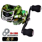 PROBEROS new metal water drop reel 18+1 axis fishing reel 7:2:1 sea fishing reel DW131