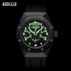 BAOGELA Skull Men's watch luminous sports waterproof men's student's quartz watch 1901