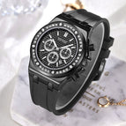 PINTIME women's watch three needle fashion calendar waterproof fashion lady quartz watch