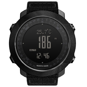 north edge Outdoor sports smart watch all metal mountaineering swimming multi function watch men's casual