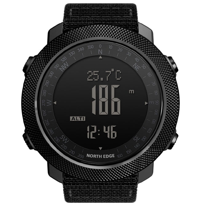 north edge Outdoor sports smart watch all metal mountaineering swimming multi function watch men's casual