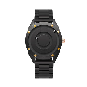 EUTOUR E033 Magnetic ball men's watches personality creativity trendy black technology cool concept frameless hollow-out men's watch with box gift for father