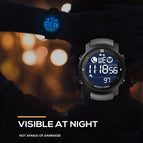 NORTH EDGE Laker Original Smart Watch For Men Waterproof 50M Heart Rate Digital Outdoor Sport watches Smartwatch Bluetooth For Android IOS-black