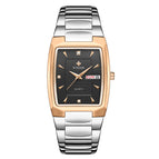 WWOOR New 8837 Men's Watch Business Fashion Men's Watch Quartz Waterproof Square Men's Watch