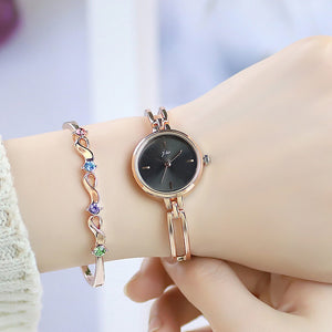 Women watch fashion causal korean small elegant office lady students bracelet watch jw6337