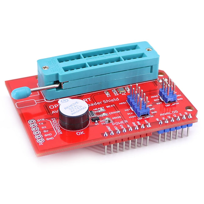 AVR ISP Shield Buzzer IC Burn Bootloader Programmer Expansion Board – For Arduino UNO R3