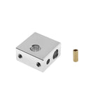 Aluminum Heater Block All-Metal 20*20*10mm for MK7 MK8 Extruder RepRap i3 DIY 3D Printer Hot End For 3D Printing