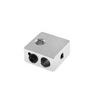 Aluminum Heater Block All-Metal 20*20*10mm for MK7 MK8 Extruder RepRap i3 DIY 3D Printer Hot End For 3D Printing