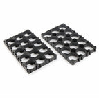 Aokin 20pcs 18650 Lithium Cell Cylindrical Battery Case Holder Batteries Pack Plastic Holder Bracket For Diy Battery Pack