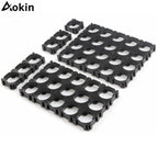 Aokin 20pcs 18650 Lithium Cell Cylindrical Battery Case Holder Batteries Pack Plastic Holder Bracket For Diy Battery Pack