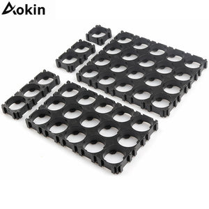 Aokin 20pcs 18650 Lithium Cell Cylindrical Battery Case Holder Batteries Pack Plastic Holder Bracket For Diy Battery Pack
