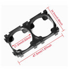 Aokin 20pcs 18650 Lithium Cell Cylindrical Battery Case Holder Batteries Pack Plastic Holder Bracket For Diy Battery Pack
