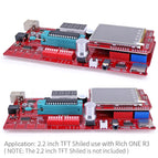 Atmega328P Development Board Plus Rich Multifunction with Buzzer / KNOB Sensor / 4-digit Display / RTC / MP3 Module for Arduino