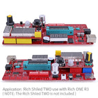 Atmega328P Development Board Plus Rich Multifunction with Buzzer / KNOB Sensor / 4-digit Display / RTC / MP3 Module for Arduino