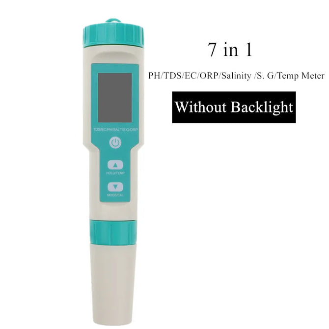 COM-600 7 in 1TDS/EC/PH/SALT/S. G/ORP/Temp Meter Water Quality Monitor Tester IP67 PH Meter food Drinking Water Aquariums 40%Off