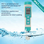 COM-600 7 in 1TDS/EC/PH/SALT/S. G/ORP/Temp Meter Water Quality Monitor Tester IP67 PH Meter food Drinking Water Aquariums 40%Off