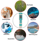 COM-600 7 in 1TDS/EC/PH/SALT/S. G/ORP/Temp Meter Water Quality Monitor Tester IP67 PH Meter food Drinking Water Aquariums 40%Off