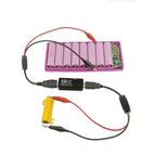 Copper Alligator Clips with Wire Male USB Connector Test Leads Crocodile Clamp