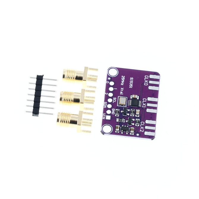 DC 3V-5V 5351 Si5351A Si5351 I2C Clock Generator Breakout Board Module Signal Generator Clock 8KHz-160MHz