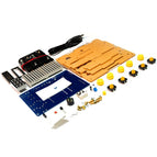 DIY Game Kit PCB Electronic Soldering Training Kit Support Retro Tetris/Snake/Plane/Racing Games with Acrylic Case