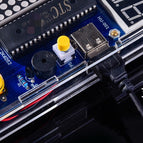 DIY Game Kit PCB Electronic Soldering Training Kit Support Retro Tetris/Snake/Plane/Racing Games with Acrylic Case