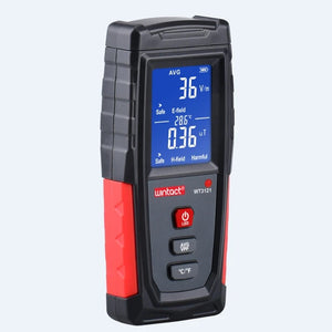 Digital Electromagnetic Radiation Detector LCD Electric Magnetic Field EMF Meter 5Hz-3500MH Frequency Tester Indicator DataLock