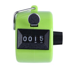 Digital Hand Tally Counter 4 Digit Number Mini Hand Held Tally Counter Golf Clicker Manual Training Counting Max. 9999 Counter