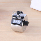 Digital Hand Tally Counter 4 Digit Number Mini Hand Held Tally Counter Golf Clicker Manual Training Counting Max. 9999 Counter