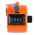 Digital Hand Tally Counter 4 Digit Number Mini Hand Held Tally Counter Golf Clicker Manual Training Counting Max. 9999 Counter