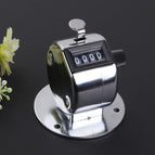 Digital Hand Tally Counter 4 Digit Number Mini Hand Held Tally Counter Golf Clicker Manual Training Counting Max. 9999 Counter