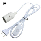 E27 threaded lamp cap lamp holder suspended lamp cap with switch hanging lamp cap with wire