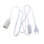 E27 threaded lamp cap lamp holder suspended lamp cap with switch hanging lamp cap with wire