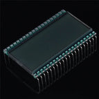 EDC190 4 Digit 7 Segment LCD Display Digital Clock Tube Static Driving 3V 50.8x30.48x2.8mm Semitransparent TN Positive Display