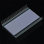 EDC190 4 Digit 7 Segment LCD Display Digital Clock Tube Static Driving 3V 50.8x30.48x2.8mm Semitransparent TN Positive Display