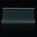 EDC190 4 Digit 7 Segment LCD Display Digital Clock Tube Static Driving 3V 50.8x30.48x2.8mm Semitransparent TN Positive Display