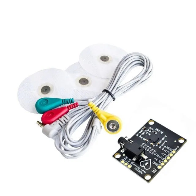 EQV Ecg module AD8232 ecg measurement pulse heart ecg monitoring sensor module kit for Arduino UNO R3