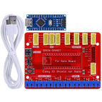 Easy IO Shield for Nano Kit Easy-plug Colorful XH 2.54mm Sensor Module Expansion with Nano Board / USB Cable for Arduino