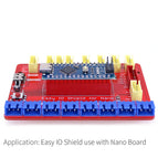 Easy IO Shield for Nano Kit Easy-plug Colorful XH 2.54mm Sensor Module Expansion with Nano Board / USB Cable for Arduino