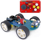 Easy-plug JoyStick Remote Control 4WD Smart Car Kit RF 315 MHz Long Range LORA Wireless Module Gear Motor Kit for Arduino