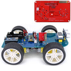 Easy-plug JoyStick Remote Control 4WD Smart Car Kit RF 315 MHz Long Range LORA Wireless Module Gear Motor Kit for Arduino