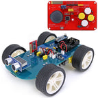Easy-plug JoyStick Remote Control 4WD Smart Car Kit RF 315 MHz Long Range LORA Wireless Module Gear Motor Kit for Arduino